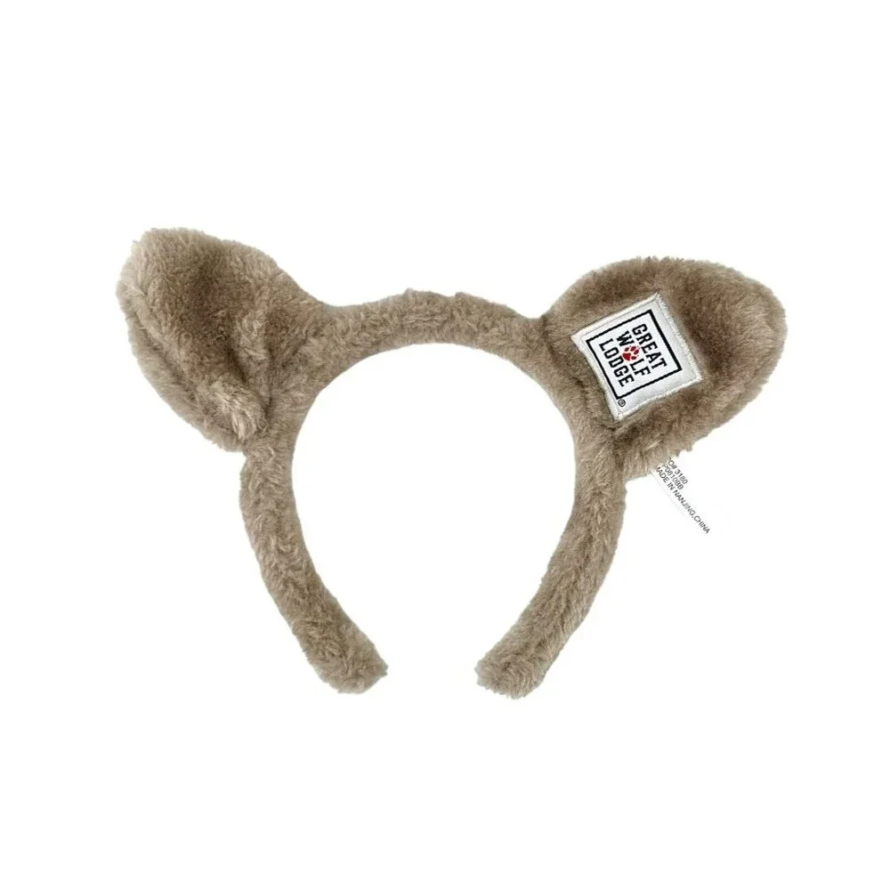 Great Wolf Lodge Gray Wolf Ears Headband Themed Party Favor Halloween Gift
